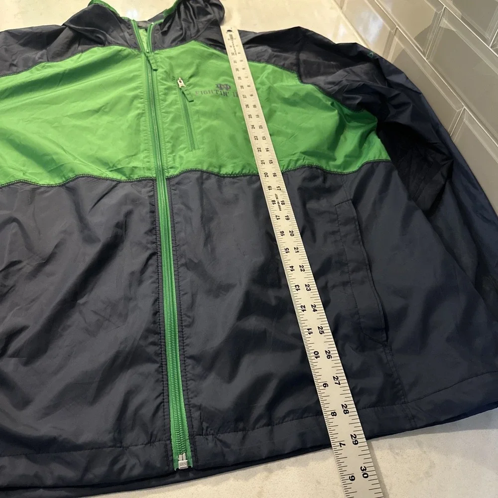 Notre‎ Dame Fighting Irish Windbreaker Rain Jacket Columbia Sportswear Sz Large